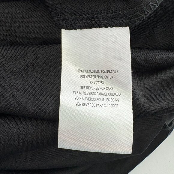 Alex Evenings Draped Cold Shoulder Long Evening Gown Size 12 Black Ruched Dress - Picture 8 of 16